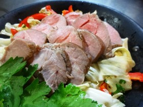 野菜たっぷり♪柔らか簡単ローストポーク