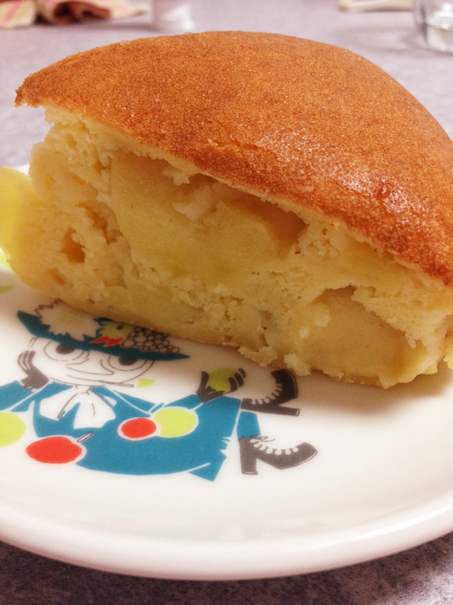 ノンオイル☆豆腐と林檎の炊飯器ケーキの画像