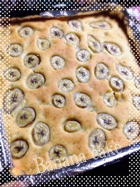 ☆HMでモチモチ!バナナケーキ☆