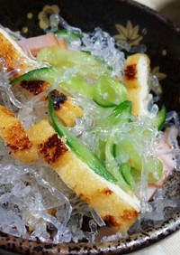 海藻麺クリスタルの酢の物