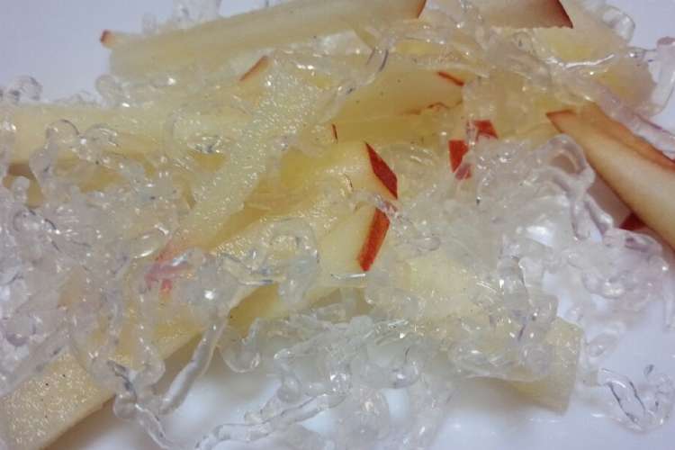 海藻麺クリスタルとりんごのサラダ レシピ 作り方 By Jas1107 クックパッド 簡単おいしいみんなのレシピが352万品