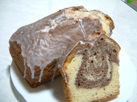 家にあるもので 簡単マーブルケーキ