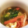 簡単☆レタス卵カニカマの彩り3色スープ