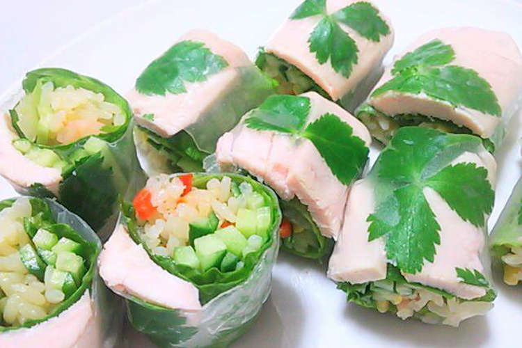 主食にもなる冷凍ピラフ入り生春巻き レシピ 作り方 By ハートフルキッチン麗 クックパッド 簡単おいしいみんなのレシピが355万品