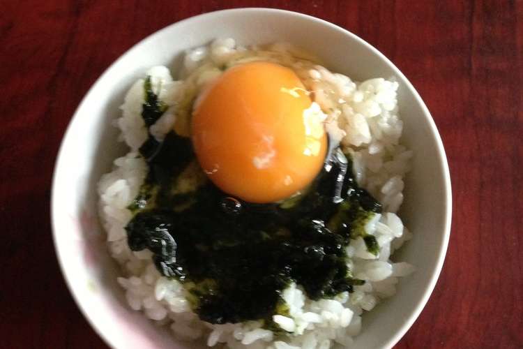 のりの佃煮のせ 卵かけご飯 レシピ 作り方 By 葯桃 クックパッド