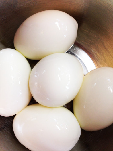 綺麗に剥ける♫失敗なしのゆで卵の作り方♡の写真