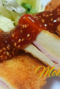 高野豆腐でハムチーズカツ★