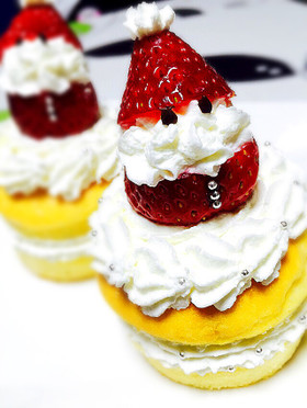 失敗しない!簡単ミニクリスマスケーキ☆