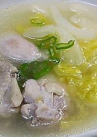 ◆鶏肉と白菜のあっさりスープ◆