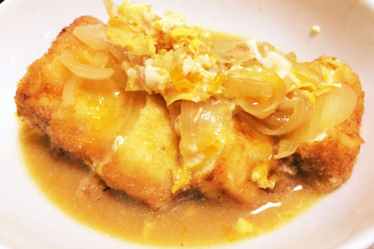 箱根で食べたあの味を再現 豆腐かつ煮 レシピ 作り方 By ちょこりぇ クックパッド 簡単おいしいみんなのレシピが351万品