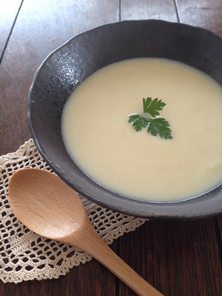 ジャガイモネギスープのレシピ