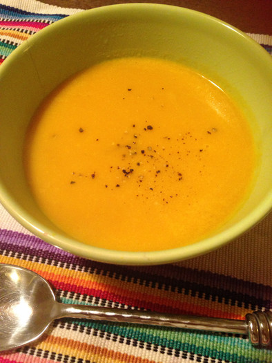 簡単ヘルシー♡かぼちゃの野菜スープの写真