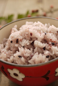 紫黒米玄米の炊き方