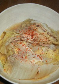 白菜と豚肉のミルフィーユ・味噌煮