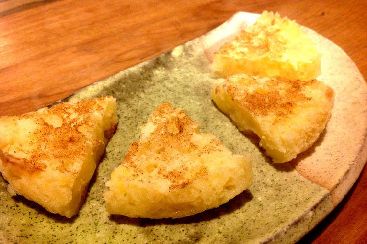 レンジで シナモンと林檎のもちもちケーキ レシピ 作り方 By 二角形 クックパッド 簡単おいしいみんなのレシピが365万品