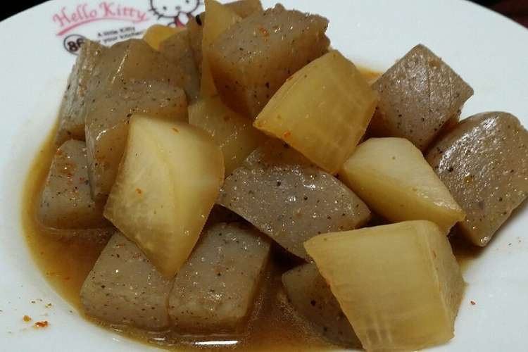 大根とこんにゃくのヘルシー煮物 レシピ 作り方 By ｔｒｅｓｏｒ クックパッド 簡単おいしいみんなのレシピが351万品