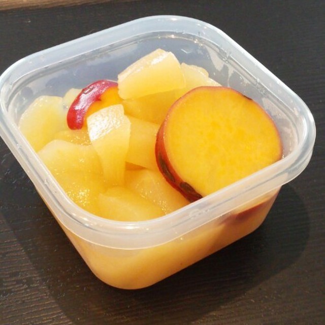 離乳食に さつまいもとりんごの甘煮 レシピ 作り方 By Shi No クックパッド