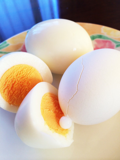 新鮮卵つるんとむけるゆで卵◎_◎;作り方の写真