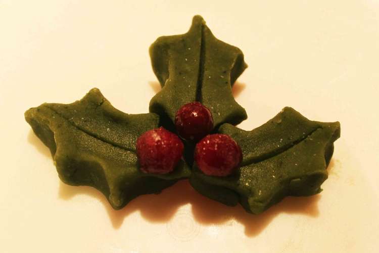 クリスマスの 和菓子 柊 ヒイラギ レシピ 作り方 By ごん太はな クックパッド 簡単おいしいみんなのレシピが365万品
