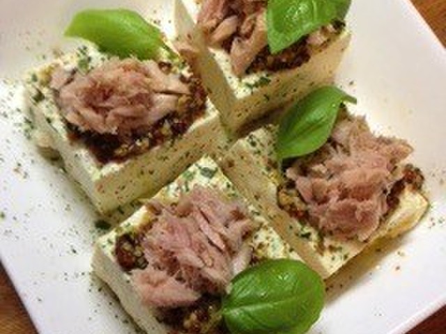 簡単時短 あったか豆腐のイタリアンつまみ レシピ 作り方 By Cafemie クックパッド 簡単おいしいみんなのレシピが367万品