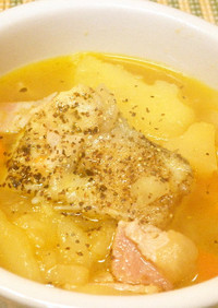 鱈とポテトのスープ煮