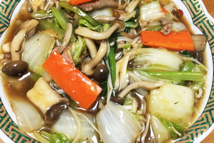 白菜きのこモリモリ八宝菜 お肉はおまけ レシピ 作り方 By えいちゃんです クックパッド 簡単おいしいみんなのレシピが352万品