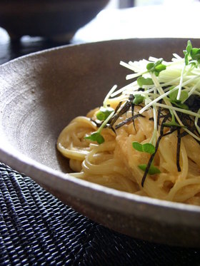明太子と山芋のふんわりパスタ