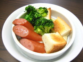 幸せ朝食☆ココットカマン♪