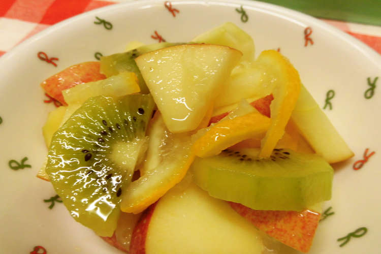 ゆずとりんごの蜂蜜和え レシピ 作り方 By お魚キッチン クックパッド