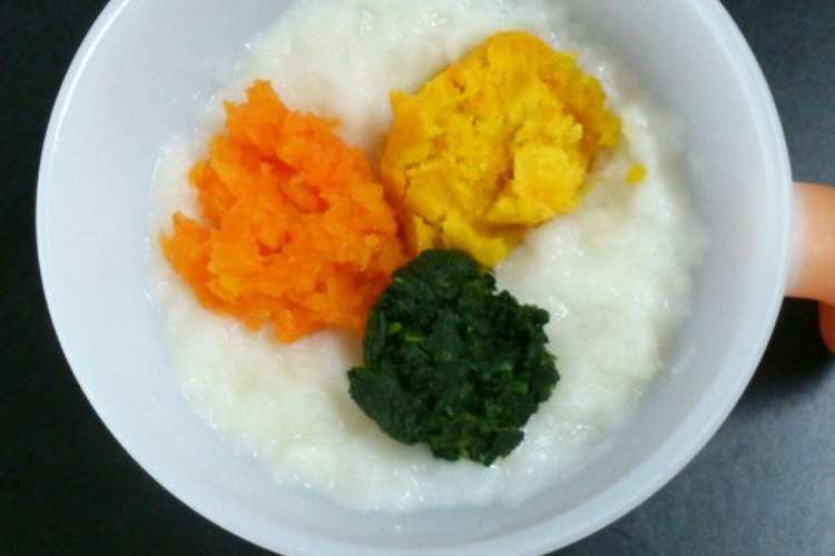3色野菜のパンがゆ 離乳食中期 レシピ 作り方 By カナティー クックパッド 簡単おいしいみんなのレシピが360万品