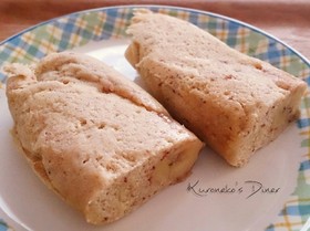 まるごとバナナ風*おから蒸しケーキ