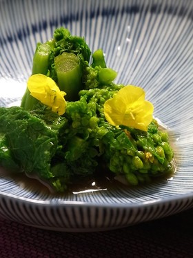 菜の花のからし和え