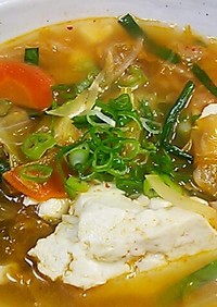 【＊キムチと豆腐のスープ＊】