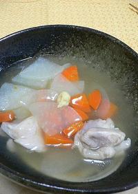 根菜と鶏肉のとろとろスープ煮