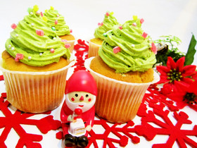☆Xmas☆HMで簡単に作るカップケーキ