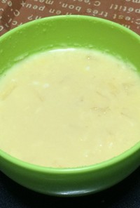 レンジで簡単☆卵と寒天の中華スープ