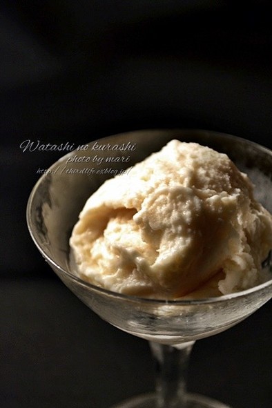 甘麹で濃厚アイスクリームの写真