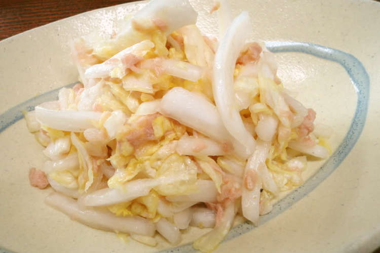 白菜とツナのサラダ柚胡椒風味 レシピ 作り方 By 料理人tk クックパッド
