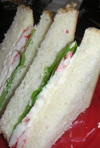 小松菜サンドイッチ