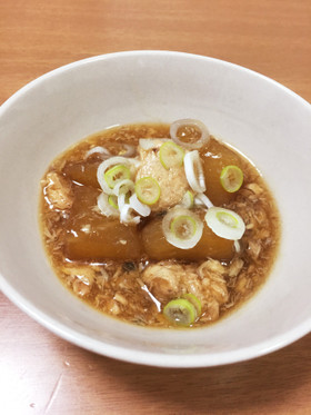 鮭缶と大根の煮物
