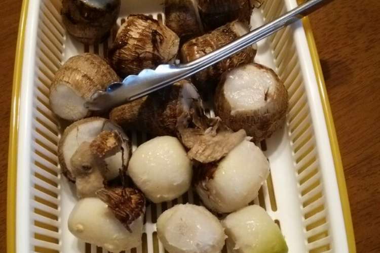 里芋は圧力鍋で下処理 冷凍保存 レシピ 作り方 By たぬぴぃ クックパッド 簡単おいしいみんなのレシピが360万品