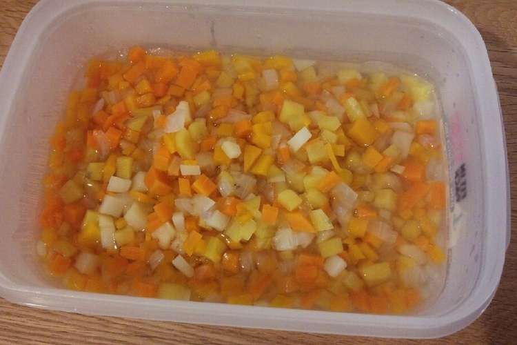 離乳食中期 後期 野菜のくたくた煮 レシピ 作り方 By アヤタキ クックパッド 簡単おいしいみんなのレシピが354万品