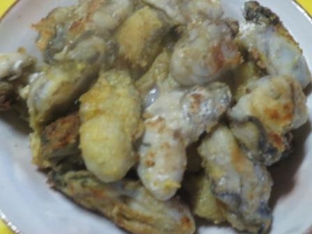 牡蛎のバター焼きカレー風味の画像