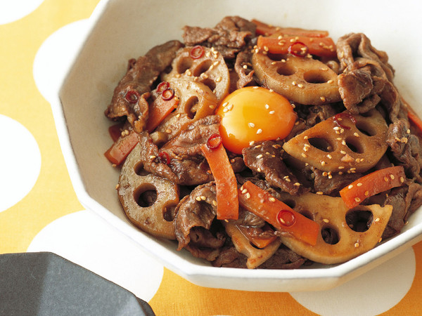 牛肉とれんこんのすき煮