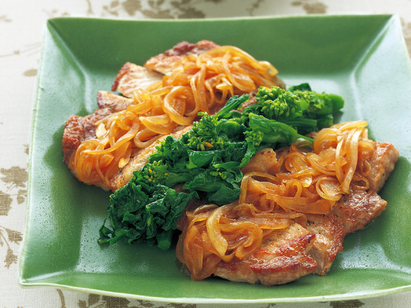 豚肉の甘酢オニオンソース添え レシピ