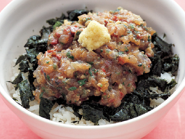 あじのみそたたき丼