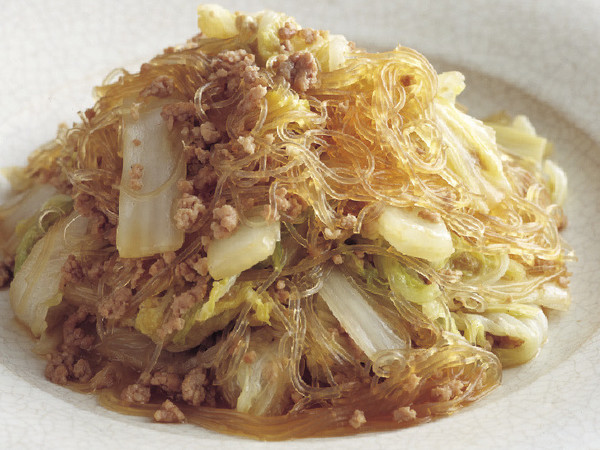 白菜とひき肉のうま煮