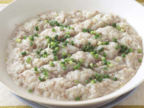 れんこんとひき肉のふんわり蒸し