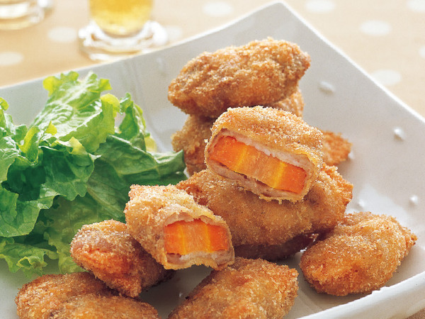 にんじんの肉巻きカツ