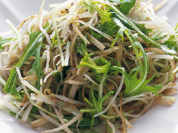 ごぼうと水菜のサラダ